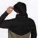 FXR Mens Altitude Tech 1/4 Zip Hoodie - Black/Moss, view 6