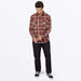 FXR Mens HD Flannel Shirt - Maroon/Navy, view 3