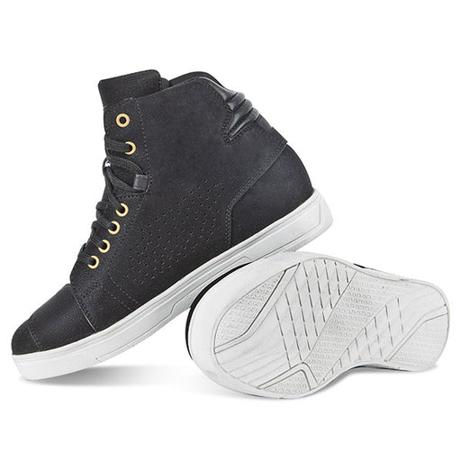 Speed & Strength Womens Mad Dash Moto Shoe - Black