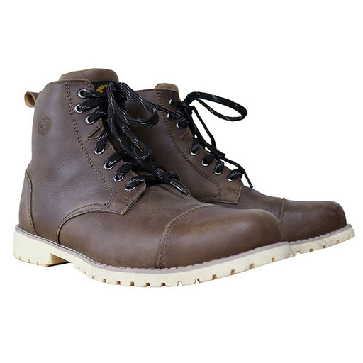 Helgrade Mens Reeves Leather Boots - Brown
