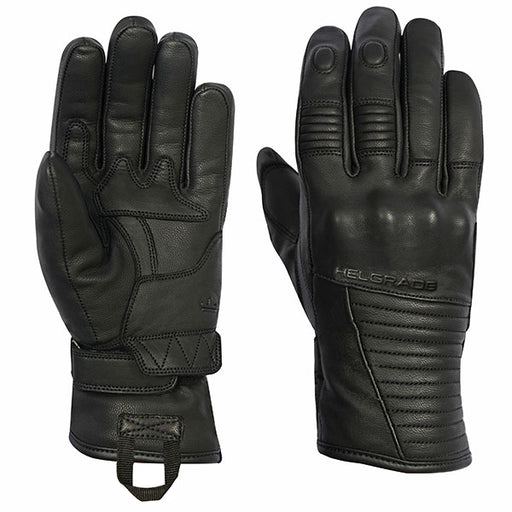 Helgrade Womens Loren Water Resistant Leather Gloves - Black