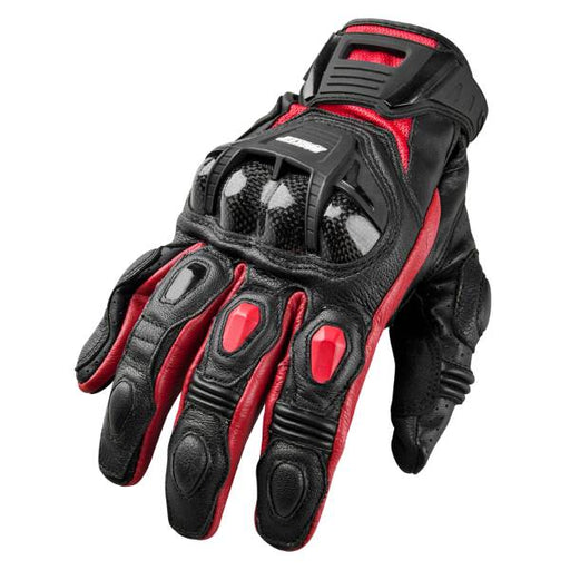 Joe Rocket Jrc Blaster SR Leather Gloves - Red