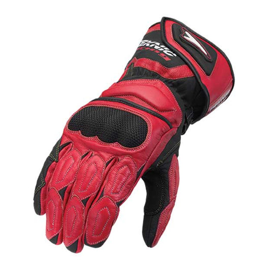 Teknic Mens Long Chicane Street Gloves - Red/Black