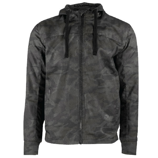 Speed & Strength Mens Go for Broke Armoured Motorcycle Hoody - Camouflage