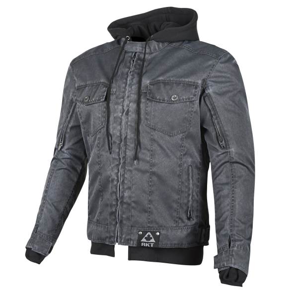 Joe Rocket Mens Great White North Textile Jacket - Grey/Black