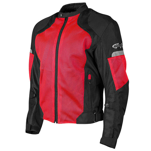 Joe Rocket Mens Velocity Mesh Jacket - Red/Black