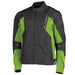 Joe Rocket Mens Atomic 2.0 Textile Jacket - Black/Green