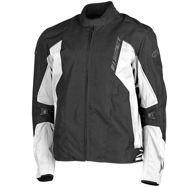 Joe Rocket Mens Atomic 2.0 Textile Jacket - Black/White
