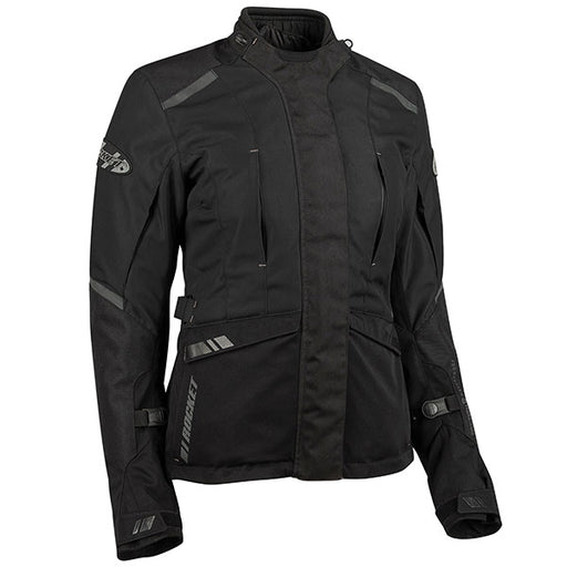 Joe Rocket Womens Ballistic 16.0 Waterproof Adventure Jacket - Black