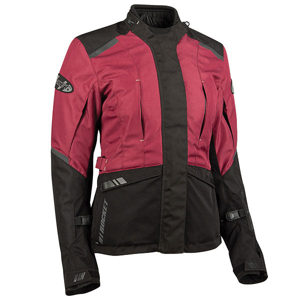 Joe Rocket Womens Ballistic 16.0 Waterproof Adventure Jacket - Merlot