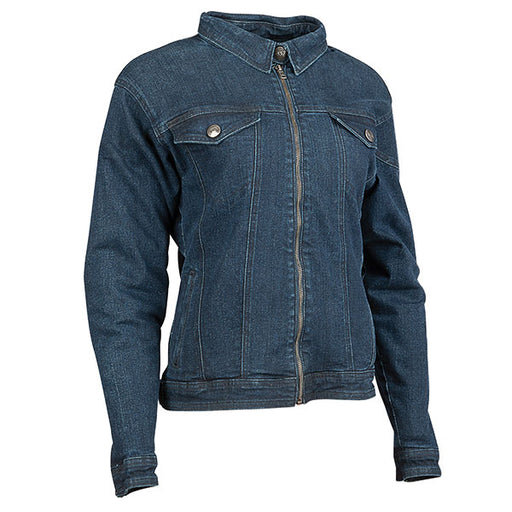 Speed & Strength Womens Heart & Soul Denim Jacket - Blue