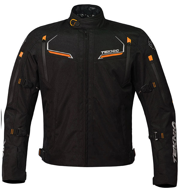 Teknic Mens Explorer Textile Jacket - Orange/Black