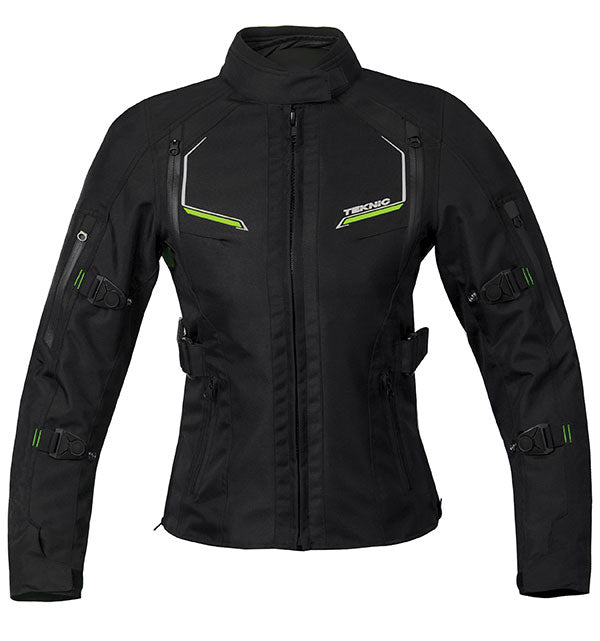 Teknic Womens Explorer Textile Jacket - High-Visibility/Black
