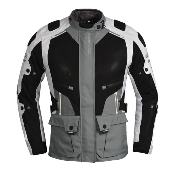 Teknic Womens Terrain Waterproof Textile Jacket - White/Black/Grey