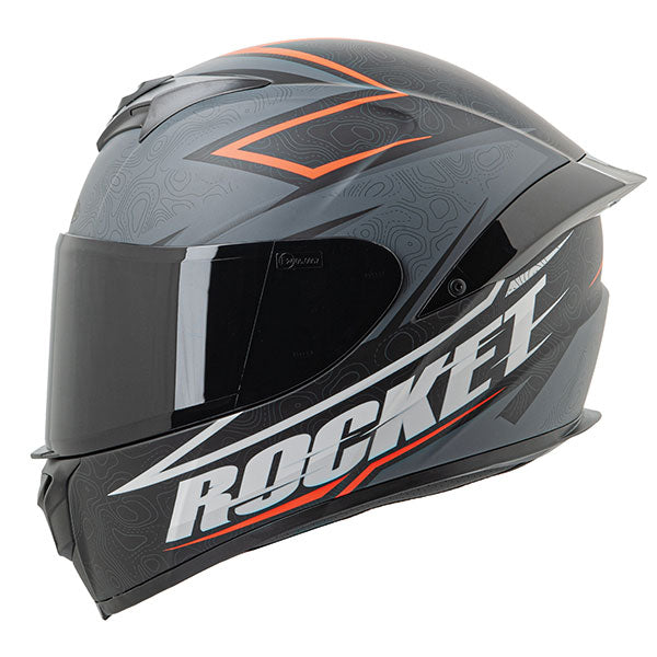 Joe Rocket RKT 100 Series Elevation Helmet - Grey/High-Visibility