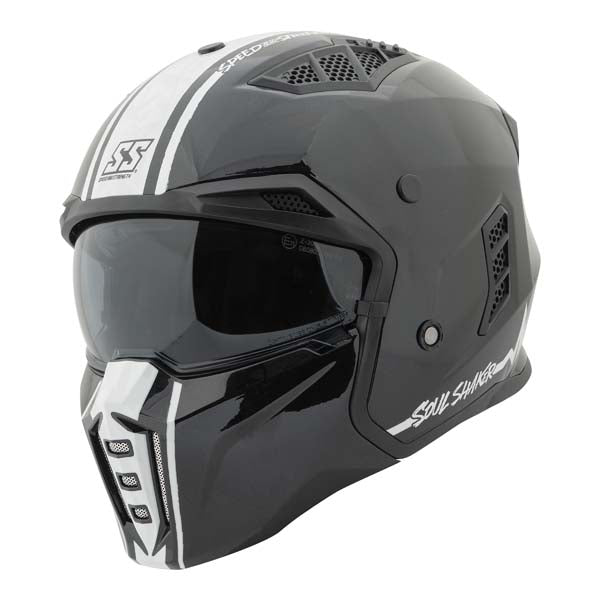Speed & Strength SS2450 Soul Shaker Streetfighter Helmet - White