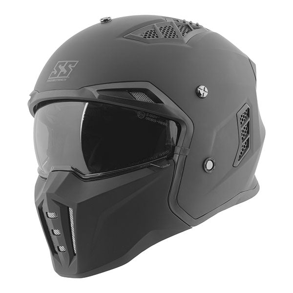 Speed & Strength SS2450 Solid Speed Streetfighter Helmet - Matte Black
