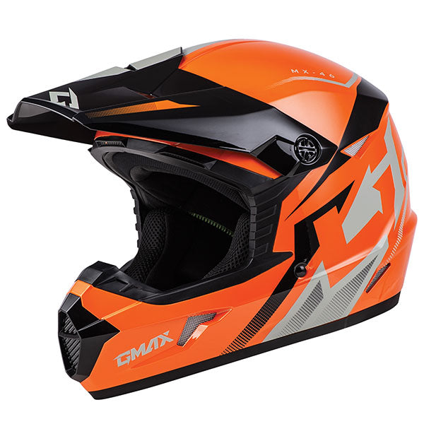GMAX Youth MX46Y Compound MX Helmet - Orange