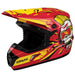 GMAX Youth MX46Y Unstable MX Helmet - Red/Yellow