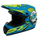 GMAX Youth MX46Y Unstable MX Helmet - Blue/Green