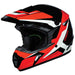 GMAX MX46 Cyclus MX Helmet - Black/Red