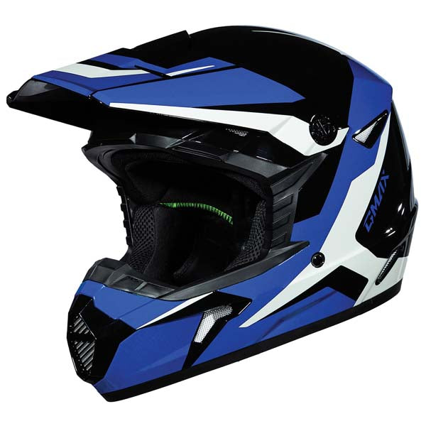 GMAX MX46 Cyclus MX Helmet - Black/Blue