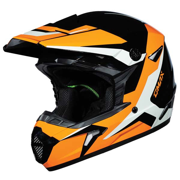 GMAX MX46 Cyclus MX Helmet - Black/Orange