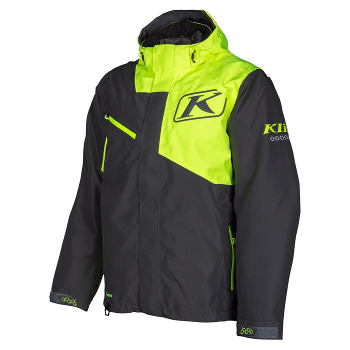 Klim Mens Kompound Hybrid Jacket - Asphalt - Hi-Vis, view 2