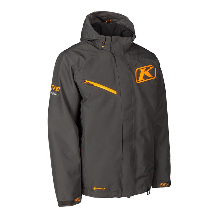 Klim Mens Kompound Hybrid Jacket - Non-Current - Asphalt - Strike Orange, view 4