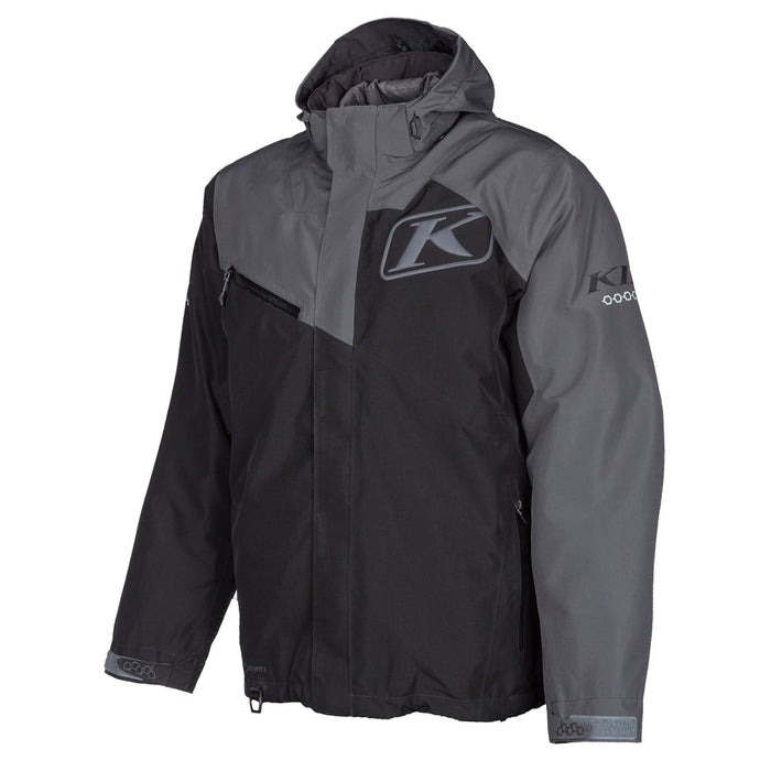 Klim Mens Kompound Hybrid Jacket - Non-Current - Black - Asphalt, view 2