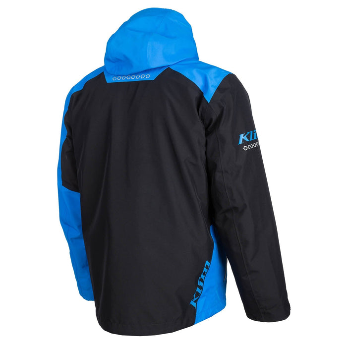 Klim Mens Kompound Hybrid Jacket - Black - Electric Blue Lemonade, view 4