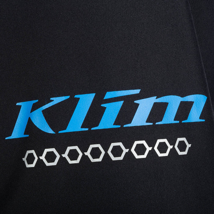 Klim Mens Kompound Hybrid Jacket - Black - Electric Blue Lemonade, view 7