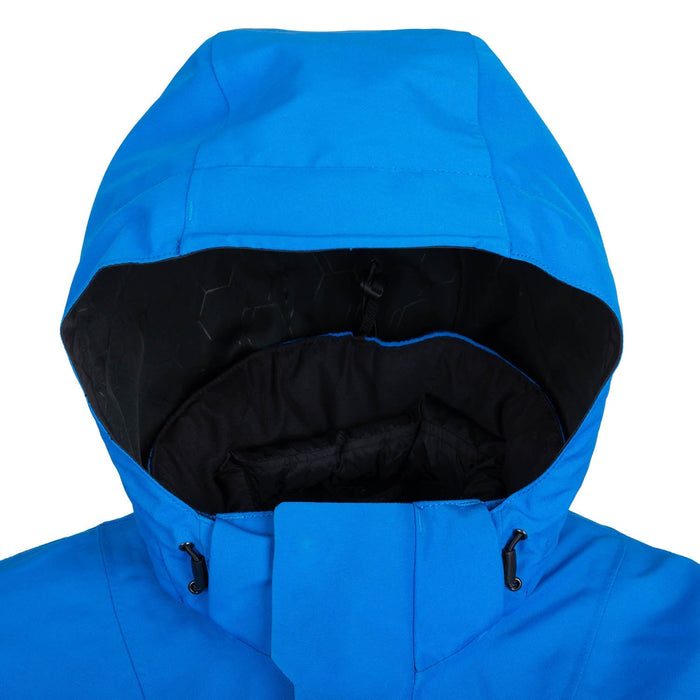 Klim Mens Kompound Hybrid Jacket - Black - Electric Blue Lemonade, view 8