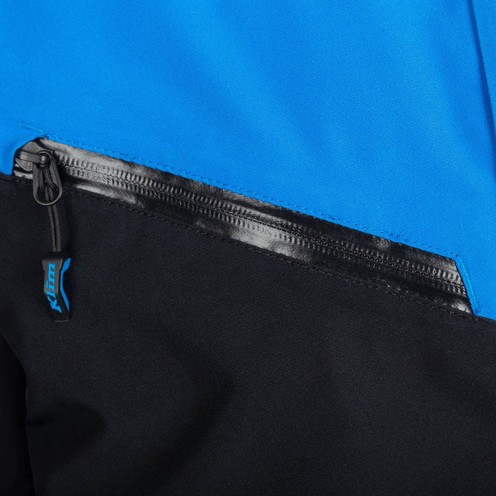 Klim Mens Kompound Hybrid Jacket - Black - Electric Blue Lemonade, view 9