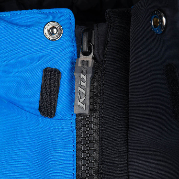 Klim Mens Kompound Hybrid Jacket - Black - Electric Blue Lemonade, view 10