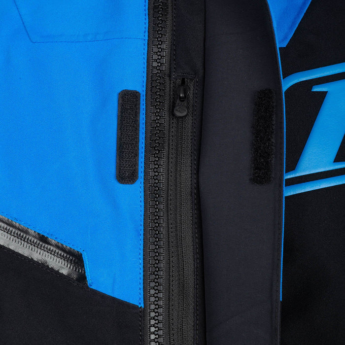 Klim Mens Kompound Hybrid Jacket - Black - Electric Blue Lemonade, view 11