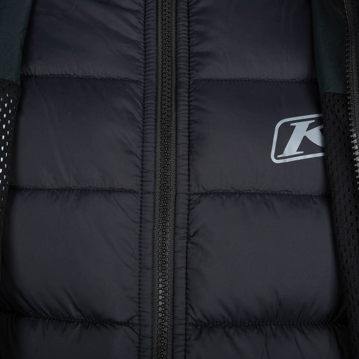 Klim Mens Kompound Hybrid Jacket - Black - Electric Blue Lemonade, view 12