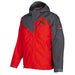 Klim Mens Kompound Hybrid Jacket - Non-Current - High Risk Red - Asphalt, view 2