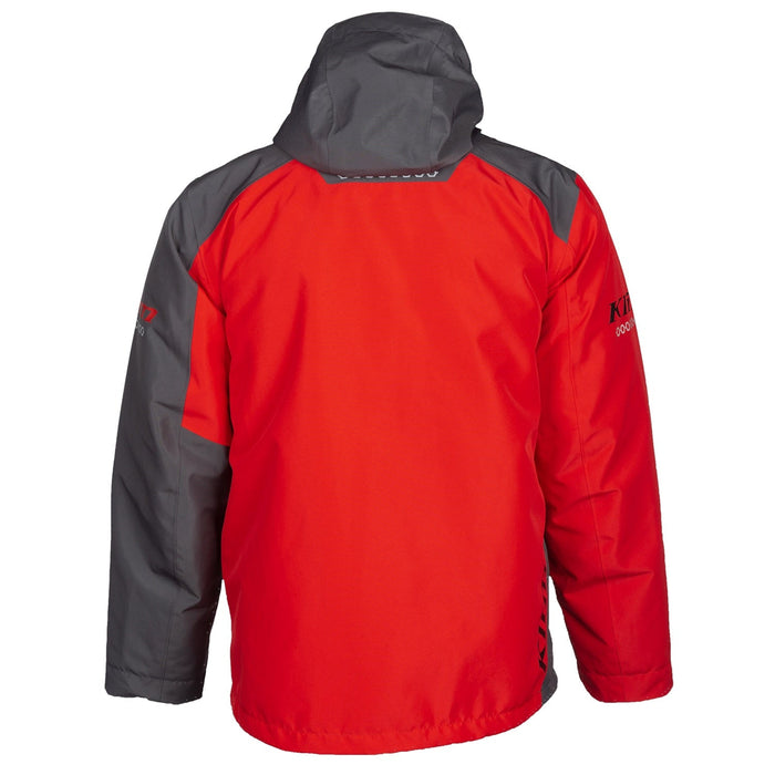 Klim Mens Kompound Hybrid Jacket - Non-Current - High Risk Red - Asphalt, view 4
