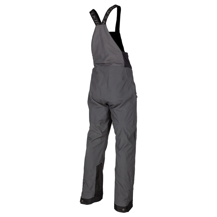 Klim Mens Storm Bib - Non-Current - Asphalt - Black, view 2