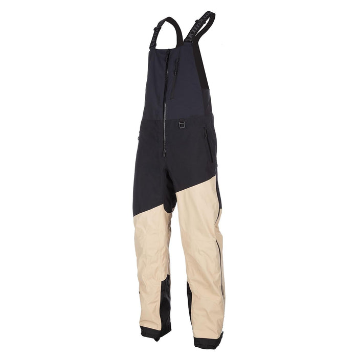 Klim Mens Storm Bib - Montana Tan - Black, view 2