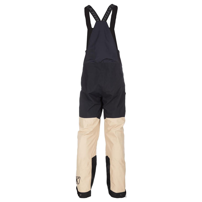 Klim Mens Storm Bib - Montana Tan - Black, view 4