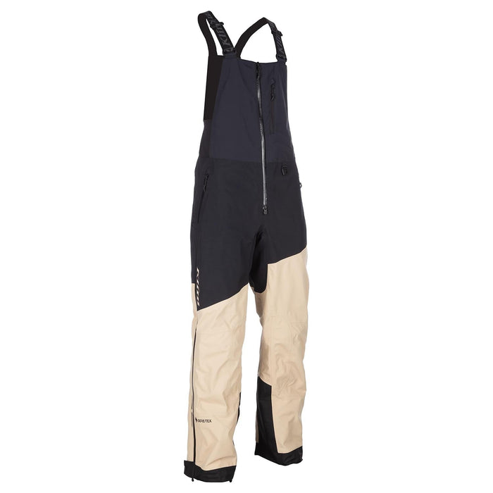 Klim Mens Storm Bib - Montana Tan - Black, view 5