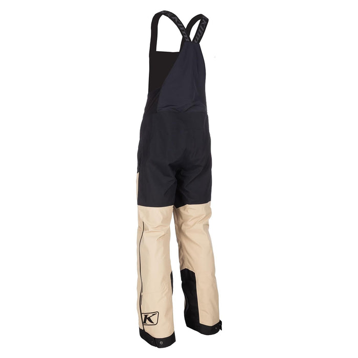 Klim Mens Storm Bib - Montana Tan - Black, view 6