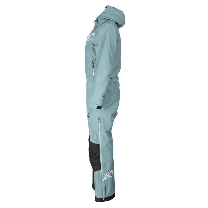Klim Womens Shredsa One-Piece - Goblin Blue - White, view 3