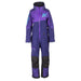 Klim Womens Shredsa One-Piece - Non-Current - Heliotrope - Scuba Blue, front view