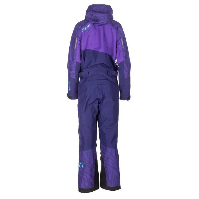 Klim Womens Shredsa One-Piece - Non-Current - Heliotrope - Scuba Blue, view 4
