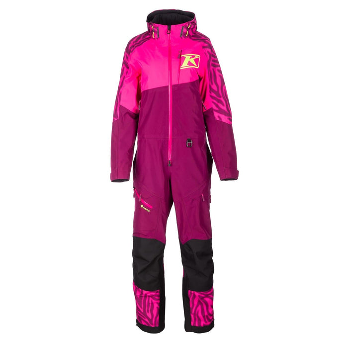 Klim Womens Shredsa One-Piece - Magenta Purple - Pink Glo, front view