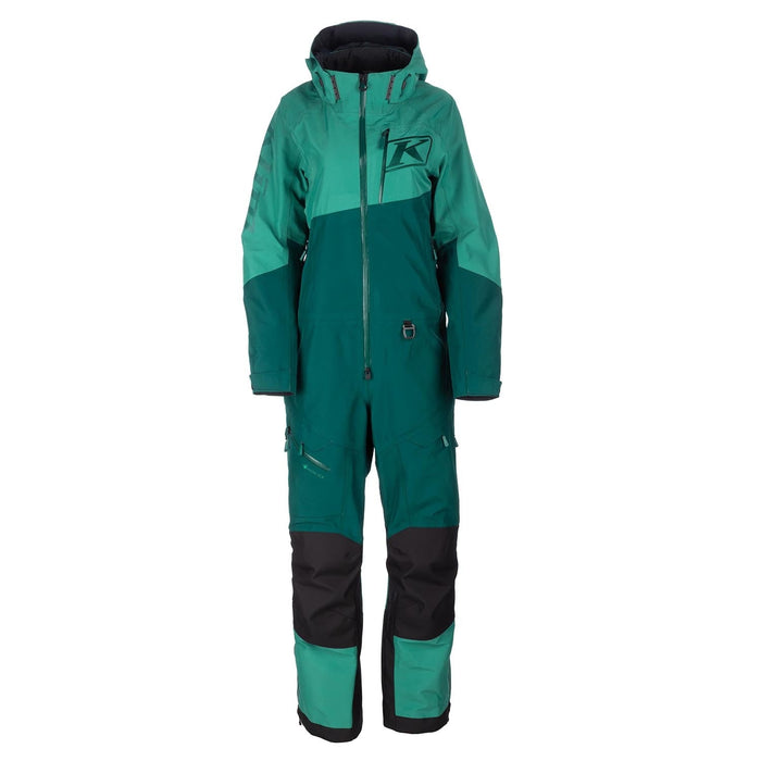 Klim Womens Shredsa One-Piece - Rain Forest - FIr, front view