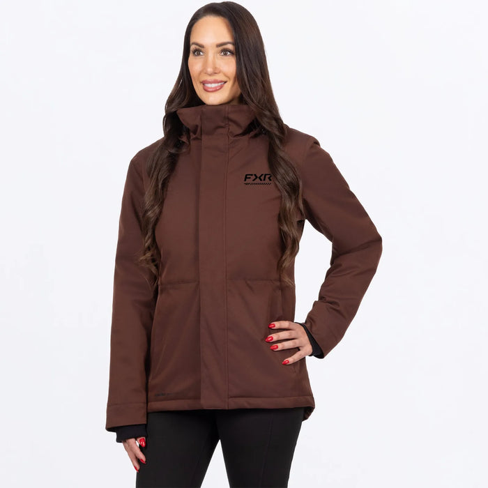 FXR Womens Ascend Jacket - Dark Cedar, front view